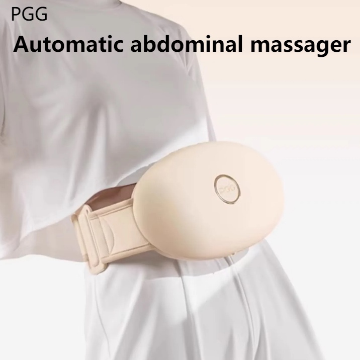 PGG 全自動 砭石 揉腹儀 腹部 按摩器 揉肚子 促進 腸道 蠕動 艾灸 熱敷 禮物