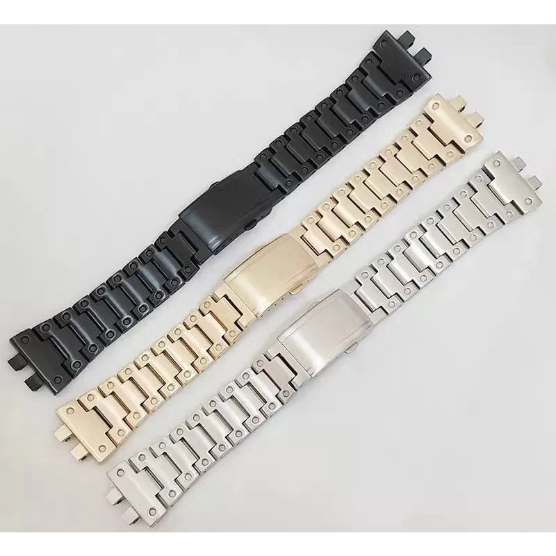 不銹鋼錶帶錶帶適用於卡西歐 G-Shoch GMW-B5000 GMW 5000 GM-B2100 GM B2100