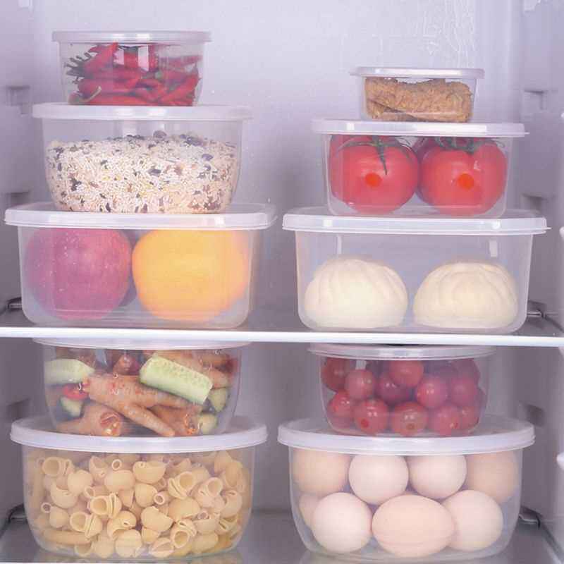 美新賣場 保鮮盒密封便當盒冰箱收納水果糕點蔬菜儲物盒塑膠微波爐便當盒