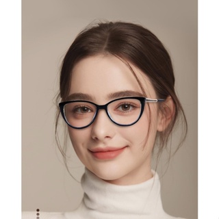 歐美TR90貓眼平光鏡女時尚素顏顯瘦眼鏡框潮流復古防藍光眼鏡2218