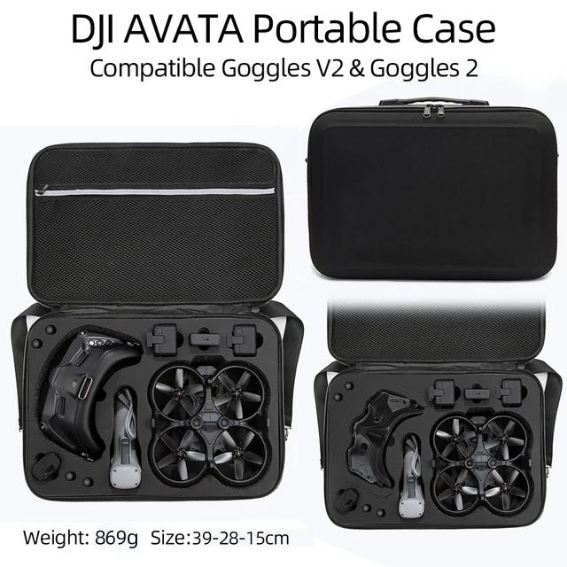 適用於 DJI Avata 收納盒智能版單肩包賽車體驗收納包斜挎便攜盒無人機配件