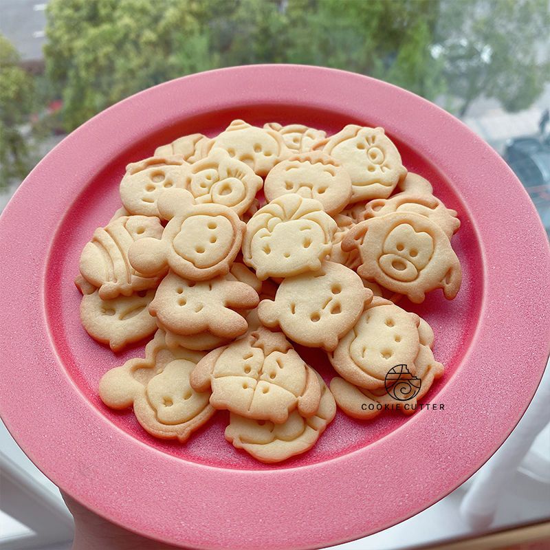【悠悠生活】Tsum迪士尼迷你可愛餅乾模具3D立體壓模卡通兒童曲奇小號烘焙工具