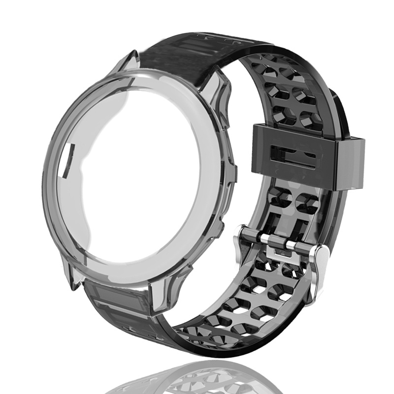 套裝 Garmin Venu 3 保護殼 保護套 半包殼 venu3 錶帶 矽膠 透明 TPU 軟殼 防塵塞