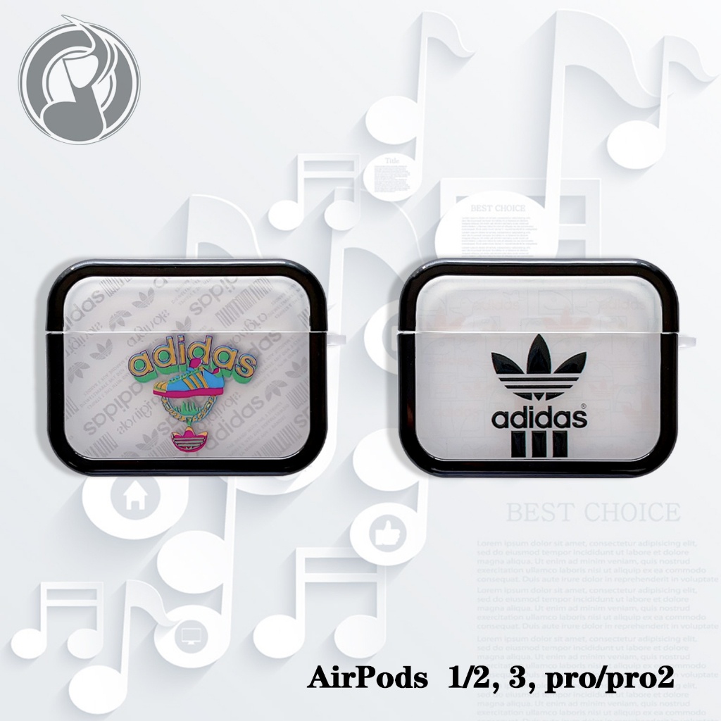 運動潮牌 耳機殼 AirPods Pro 2代 愛迪達 蘋果耳機保護套 airpods 2 3 充電倉殼