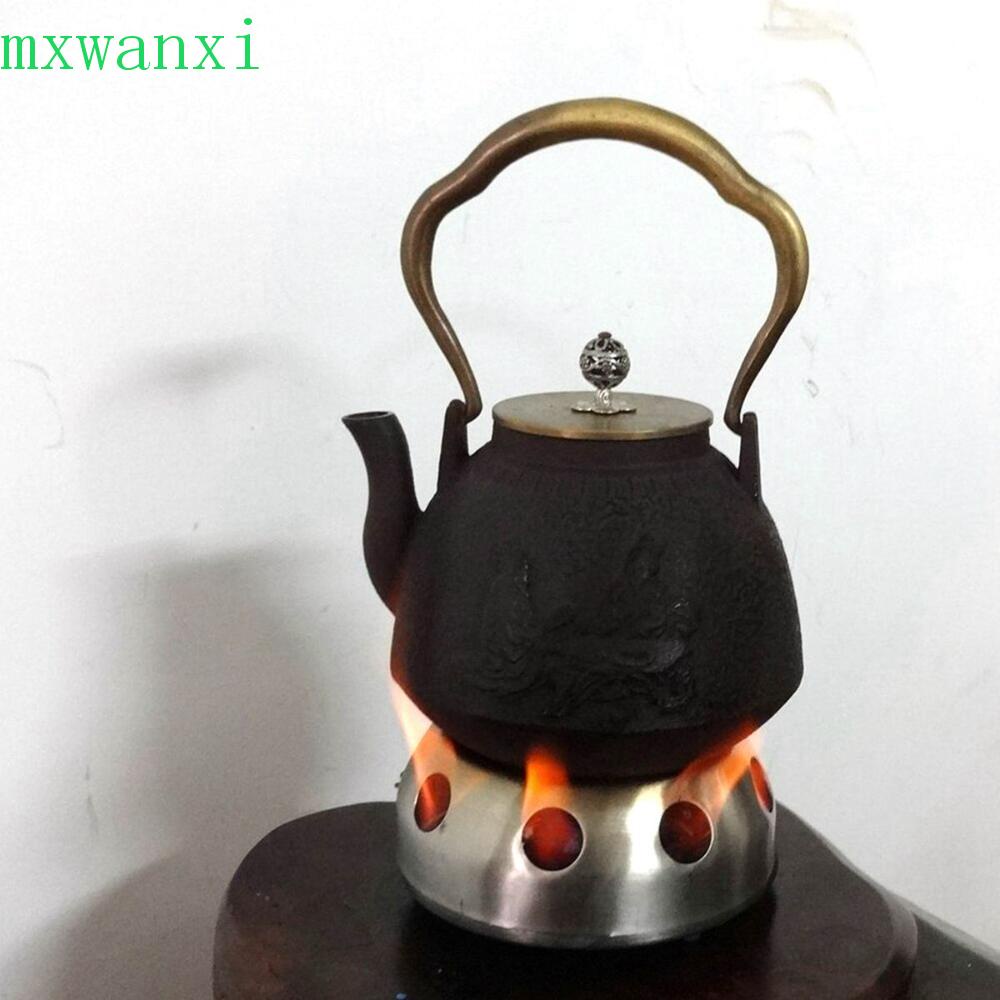 MXWANXI茶壺取暖器戶外便攜式不銹鋼站立加熱底座