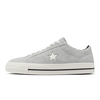 Converse One Star Pro 休閒鞋 灰 米白 麂皮 男鞋 女鞋 情侶鞋 滑板鞋【ACS】 A08128C