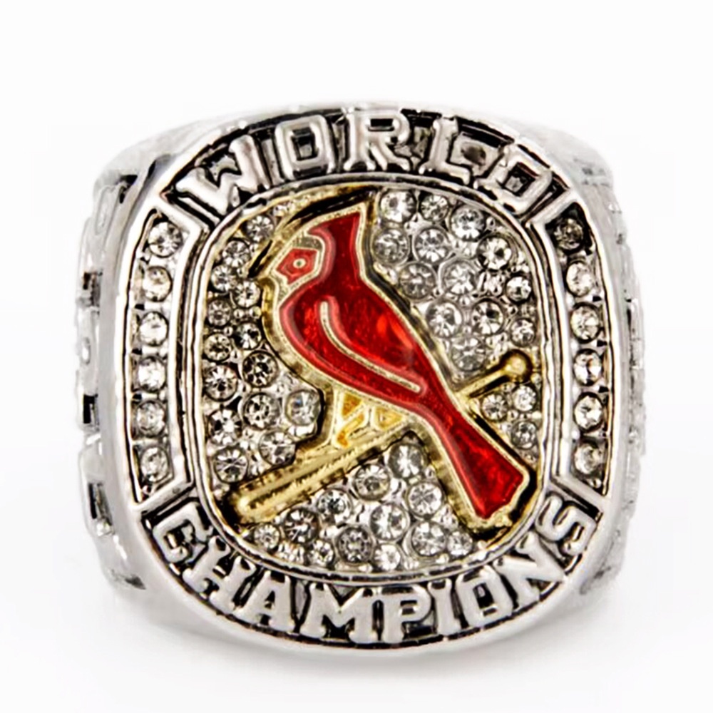 MLB棒球 2011路易斯紅雀隊總冠軍戒指 男士戒指