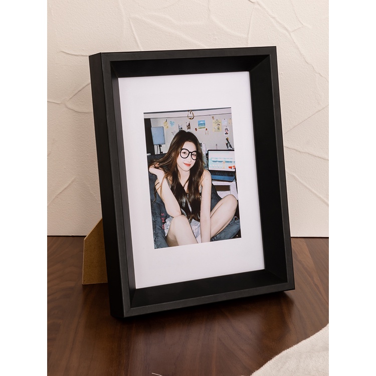 簡約 實木 相框 擺臺 6寸 7寸 8 相冊 框架 diy 列印 洗照片 做成 相框 掛墻 相框定制 實木相框