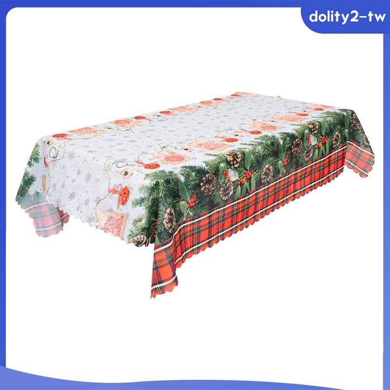 [DolityfbTW] 長方形桌子聖誕桌布,桌罩廚房桌布