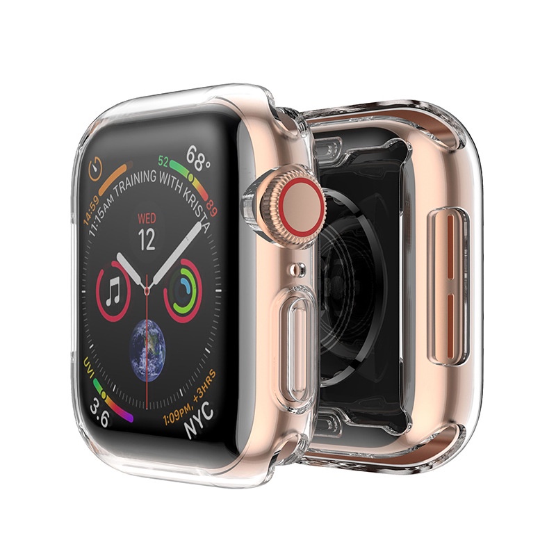 Apple Watch 6 Se Iwatch 矽膠套蘋果 手錶保護殼 5/4/3/2代 透明防摔軟殼