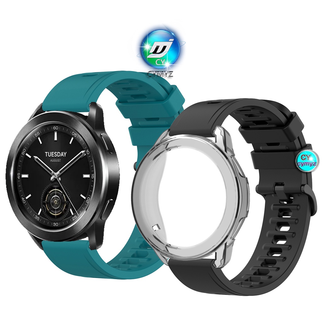 小米手錶 S3 錶帶 錶矽膠錶帶 小米 watch S3 錶帶  xiaomi 小米 watch S3 保護殼 保護套