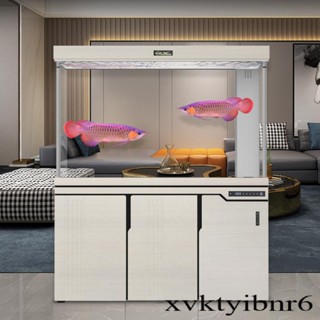 【✨現貨 廠家直銷✨】魚缸 超白玻璃 底濾免換水 客廳 家用 落地 大型 水族箱 下過濾 龍魚缸 屏風