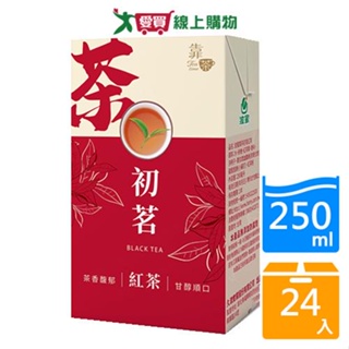 波蜜靠茶初茗紅茶250ml x 24【愛買】