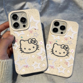 Y2K 清新 星星 Hello Kitty 時尚 卡通 防撞 矽膠手機殼 適用於 iPhone 7plus 8plus