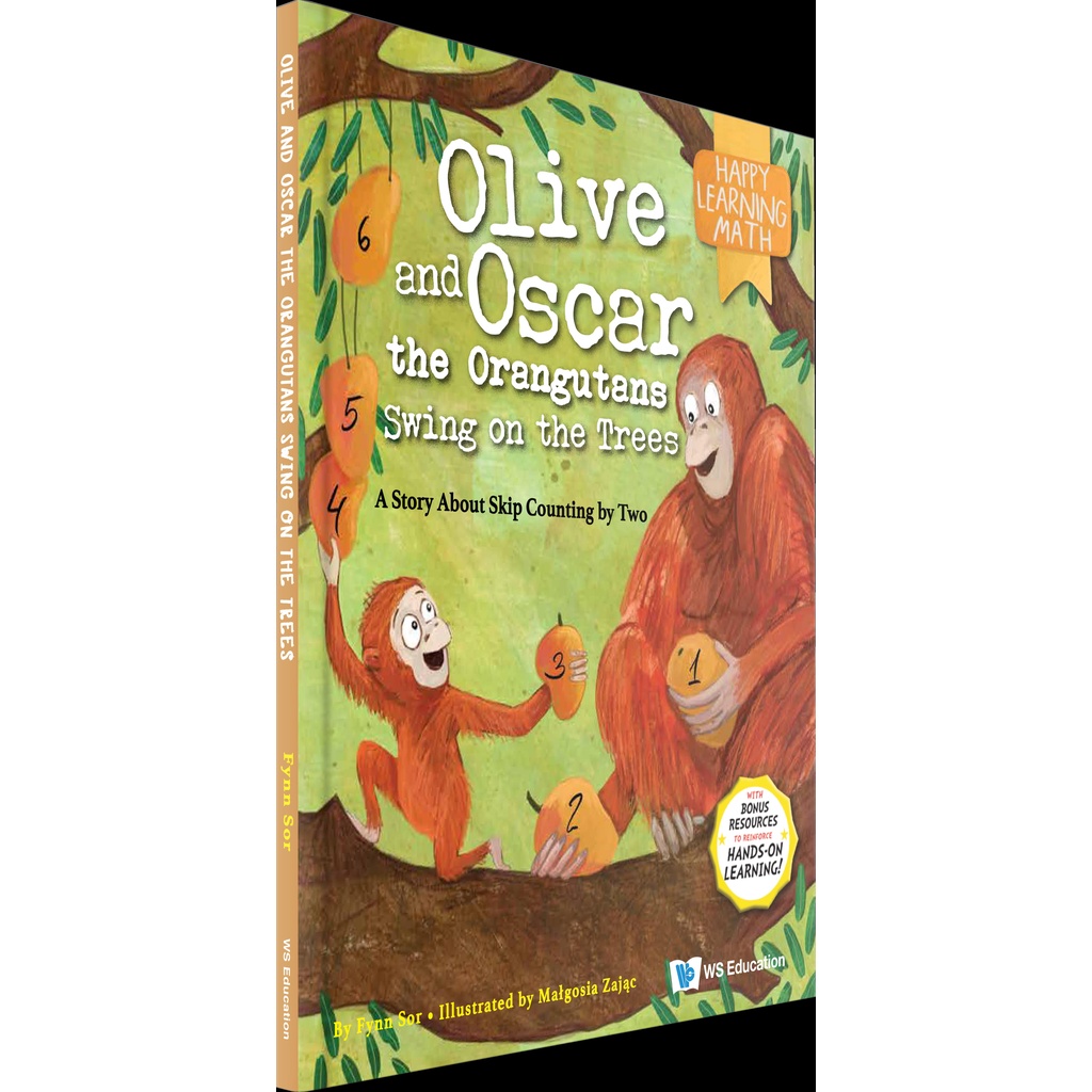 Olive and Oscar the Orangutans Swing on the Trees: A Story About Skip Counting by Two/Fynn Sor【三民網路書店】