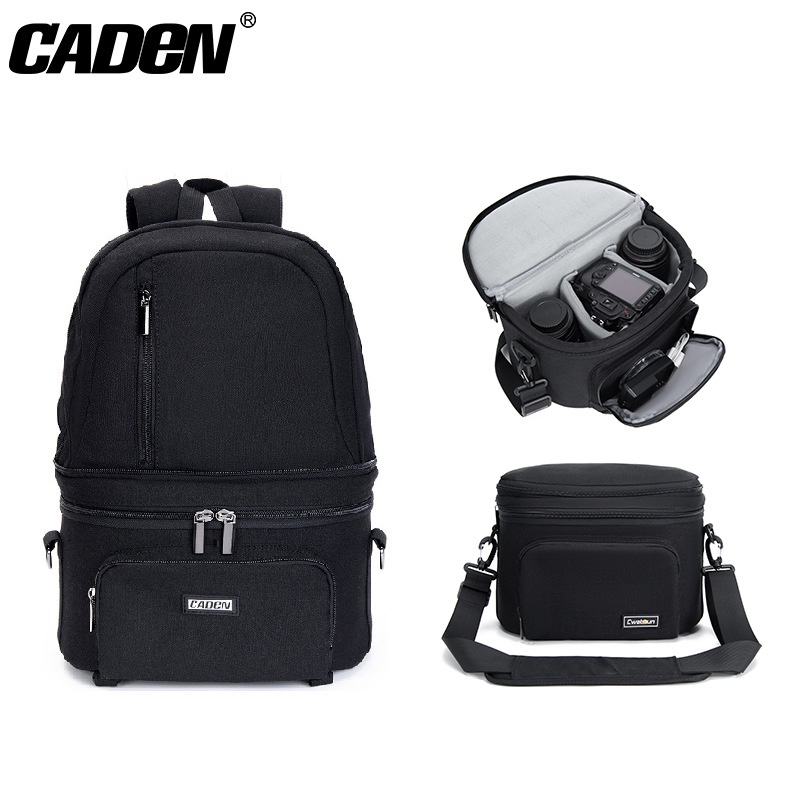 CADeN卡登多功能雙肩相機包 D30單肩微單包微單套相機包攝影背包