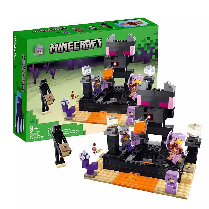 Moc Minecraft 系列積木玩具創意 DIY 場景模型擺件兒童益智趣味玩具禮物