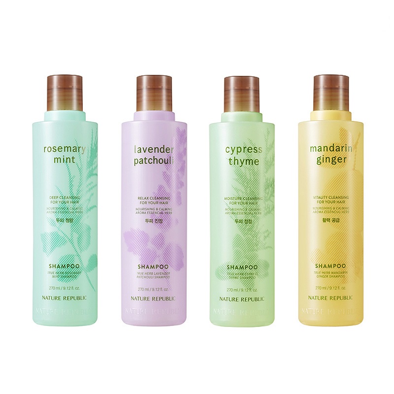 Nature Republic True Herb 脫髮洗髮水 270ml (選擇 2 共 4 種)