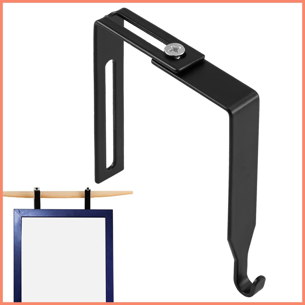 隔板衣架可調節隔間衣架門鉤鐵質儲物實用小工具適用於盆栽辦公桌 kiatw