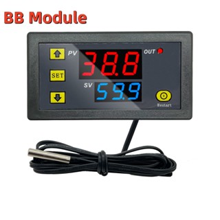 W3230 迷你數字溫度控制器 12V 24V 220V 恆溫器調節器加熱冷卻控制溫度調節器帶傳感器