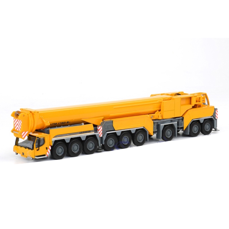 壓鑄 1:87 比例利勃海爾 LTM 1750 起重機工程卡車模型壓鑄和玩具成人粉絲收藏禮物 08-1113
