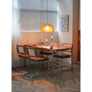 『Royal_Furniture』北歐復古實木餐桌家用小戶型餐桌椅子組合辦公電腦桌長方形吃飯桌