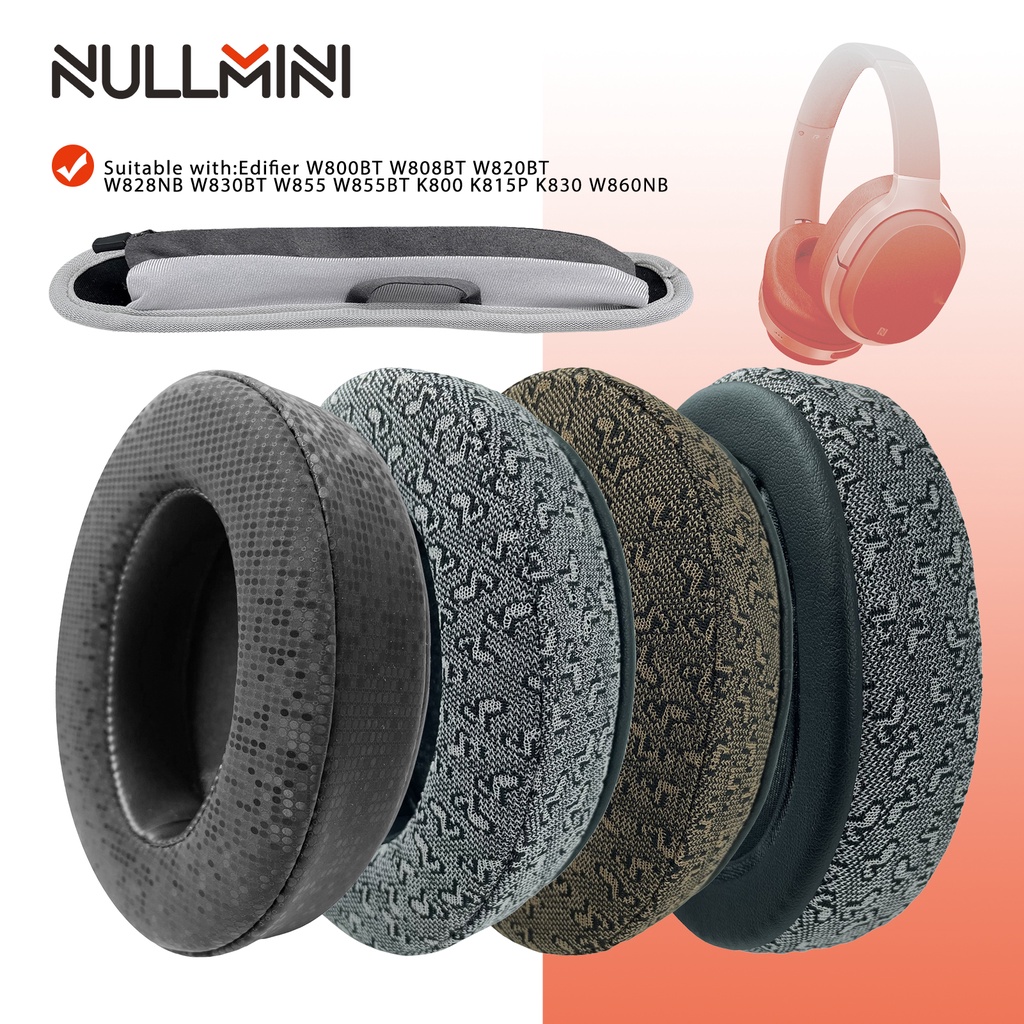EDIFIER Nullmini 替換耳墊適用於漫步者 W800BT W808BT W820BT W820NB W828