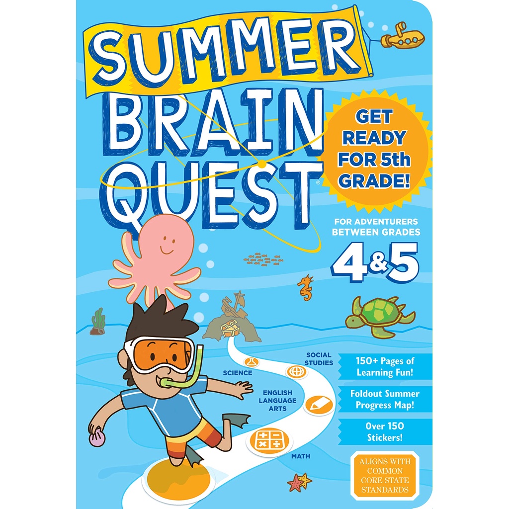 Summer Brain Quest－Between Grades 4 &amp; 5/Workman Publishing【三民網路書店】