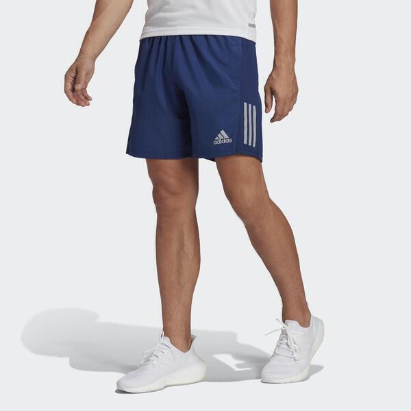 Adidas OWN THE RUN SHO HM8443 男 短褲 亞洲版 運動 慢跑 路跑 反光 吸濕排汗 藍