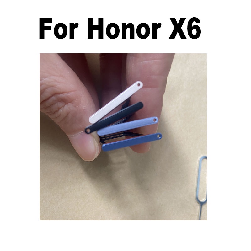 全新適用於華為 Honor X6 Sim 卡托盤插槽支架插座適配器連接器維修零件更換