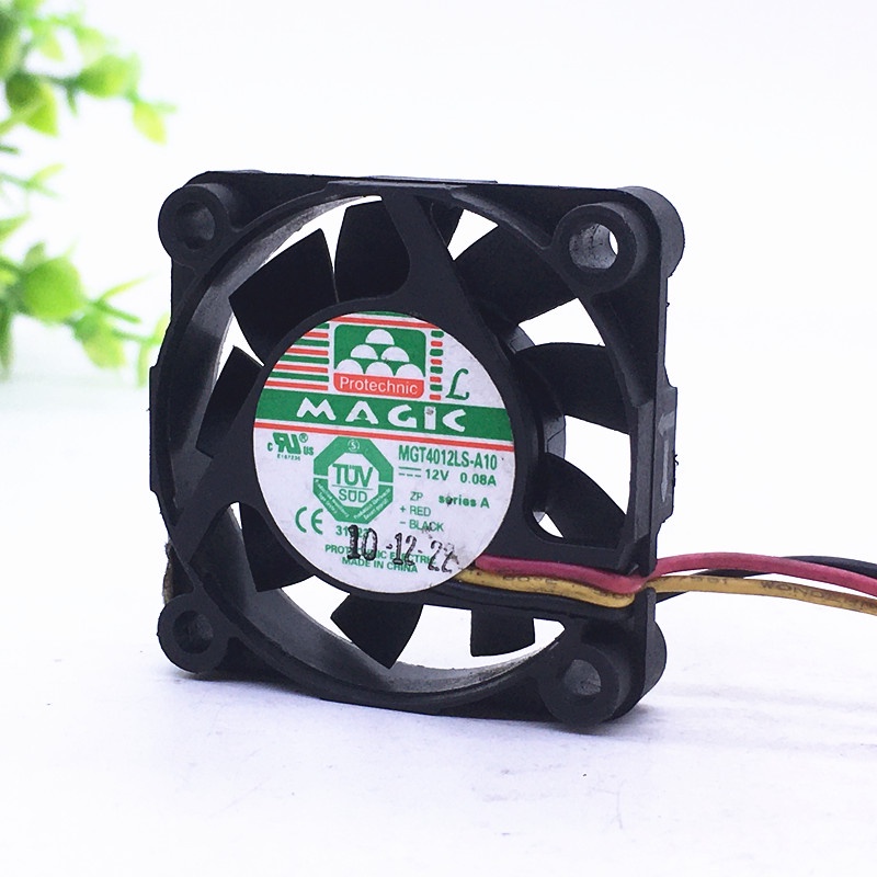 【專注】原裝MAGIC永立 4010 MGT4012LS-A10 12V 0.08A 三線靜音散熱風扇