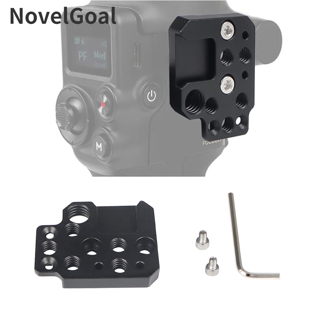 適用於 DJI S/SC/RS2/RSC2 雲台配件的 NovelGoal 顯示器安裝支架安裝板擴展 1/4" 3/8"