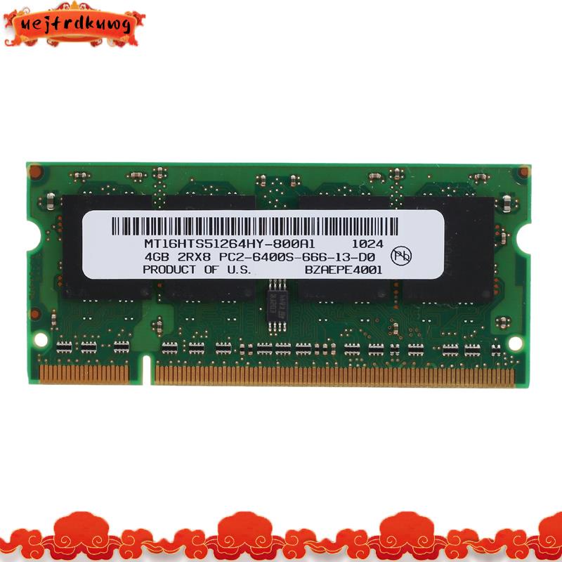 4gb DDR2 筆記本電腦 Ram 800Mhz PC2 6400 SODIMM 2RX8 200 針適用於英特爾 A
