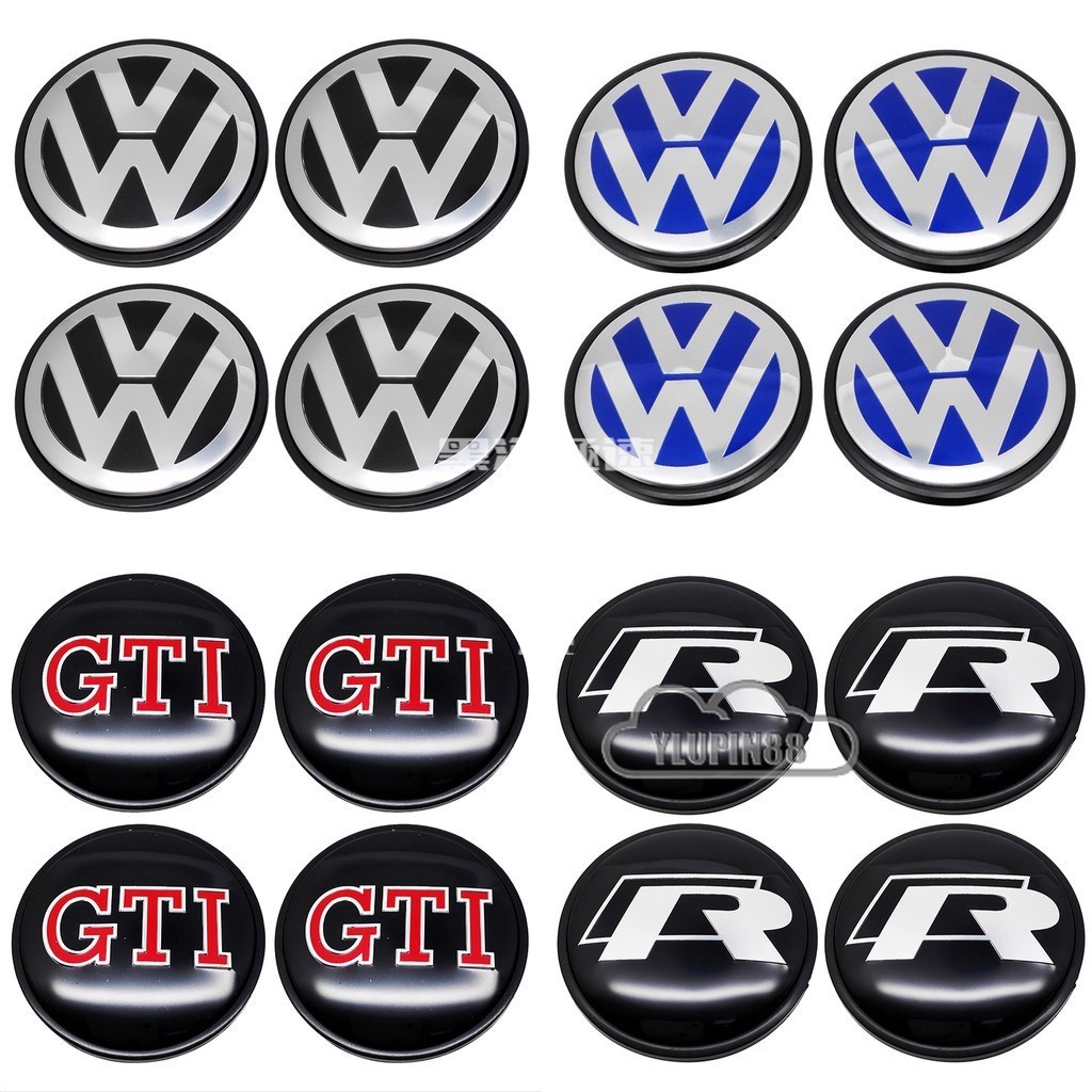 黑海極速• 福斯汽車輪圈蓋輪框中心蓋輪轂蓋 VW Golf gti Passat Polo Tiguan