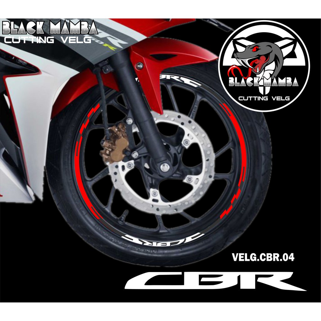切割貼紙輪輞 CBR 150R STICKER LIS LIST 變體輪胎/VELG HONDA CBR 150 R 0