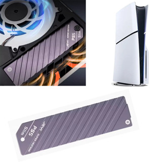 適用於 PS5 Slim M.2 SSD 散熱器 NVMe 2280 固態硬盤鋁製散熱器散熱器帶散熱墊適用於臺式台式機