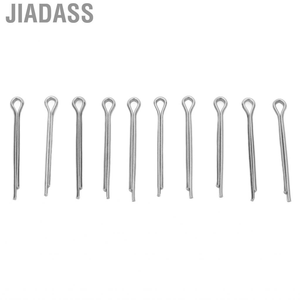 Jiadass 高強度 RISK 10 件/套自行車碟式煞車片鎖銷防銹不鏽鋼開口銷自行車配件