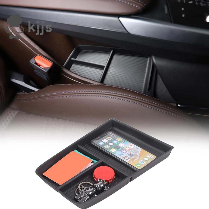 適用於 BMW X1 U11 2023 2024 的中控台收納盒,中央扶手手機插入儲物盒托盤備件配件
