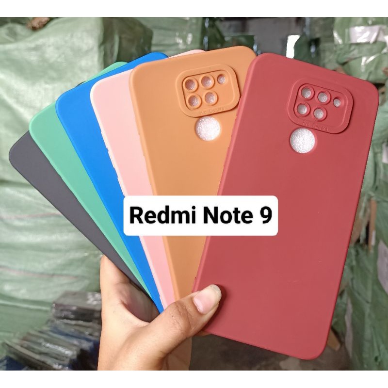 Case Pro 相機 Redmi Note 9 軟殼通心粉保護相機