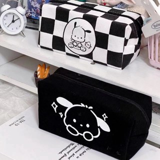 三麗鷗 Pacha 狗皮革鉛筆盒可愛多功能大容量卡通文具袋