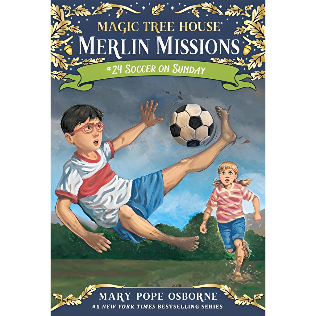 Merlin Mission #24: Soccer on Sunday (平裝本)/Mary Pope Osborne【三民網路書店】