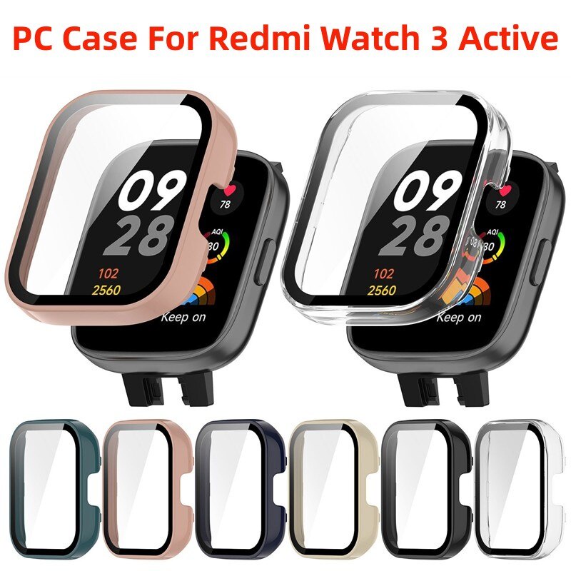 適用於 Redmi Watch 3 2 Lite / Redmi Watch 3 Active 的硬質 PC 保護殼膜