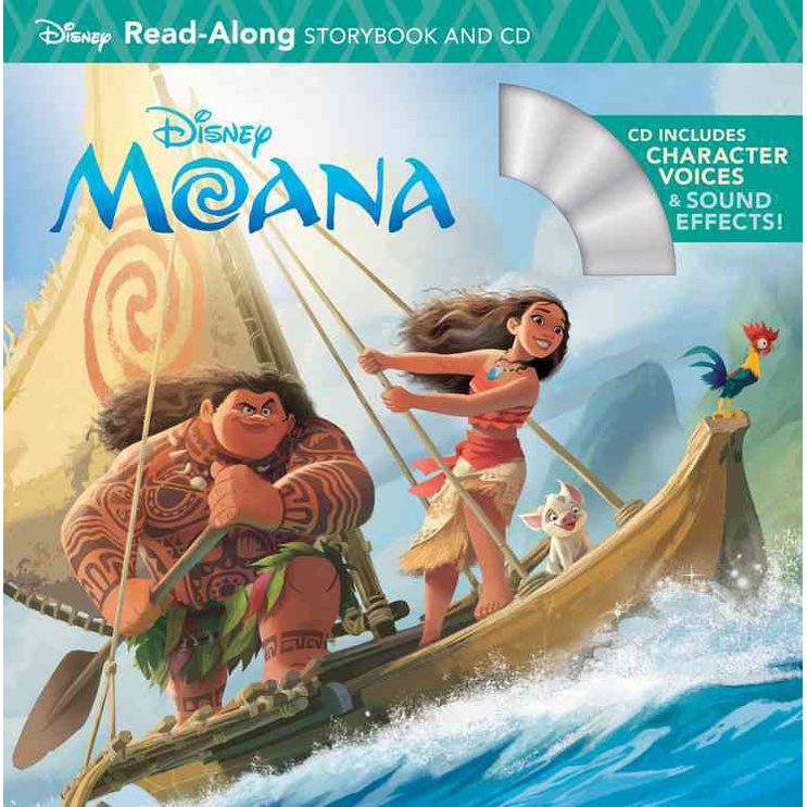 Moana Read-Along Storybook & CD/Disney Storybook Art Team【禮筑外文書店】