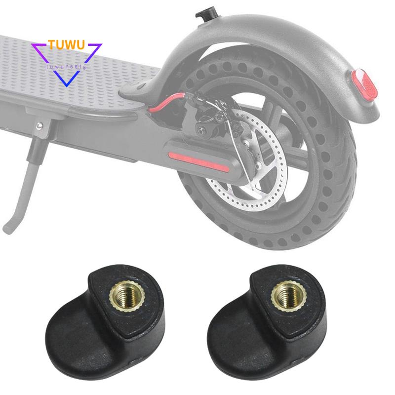 XIAOMI 2 件裝後擋泥板擋泥板滑板車車身折疊力掛鉤配件適用於小米米家 M365 電動滑板車滑板黑色