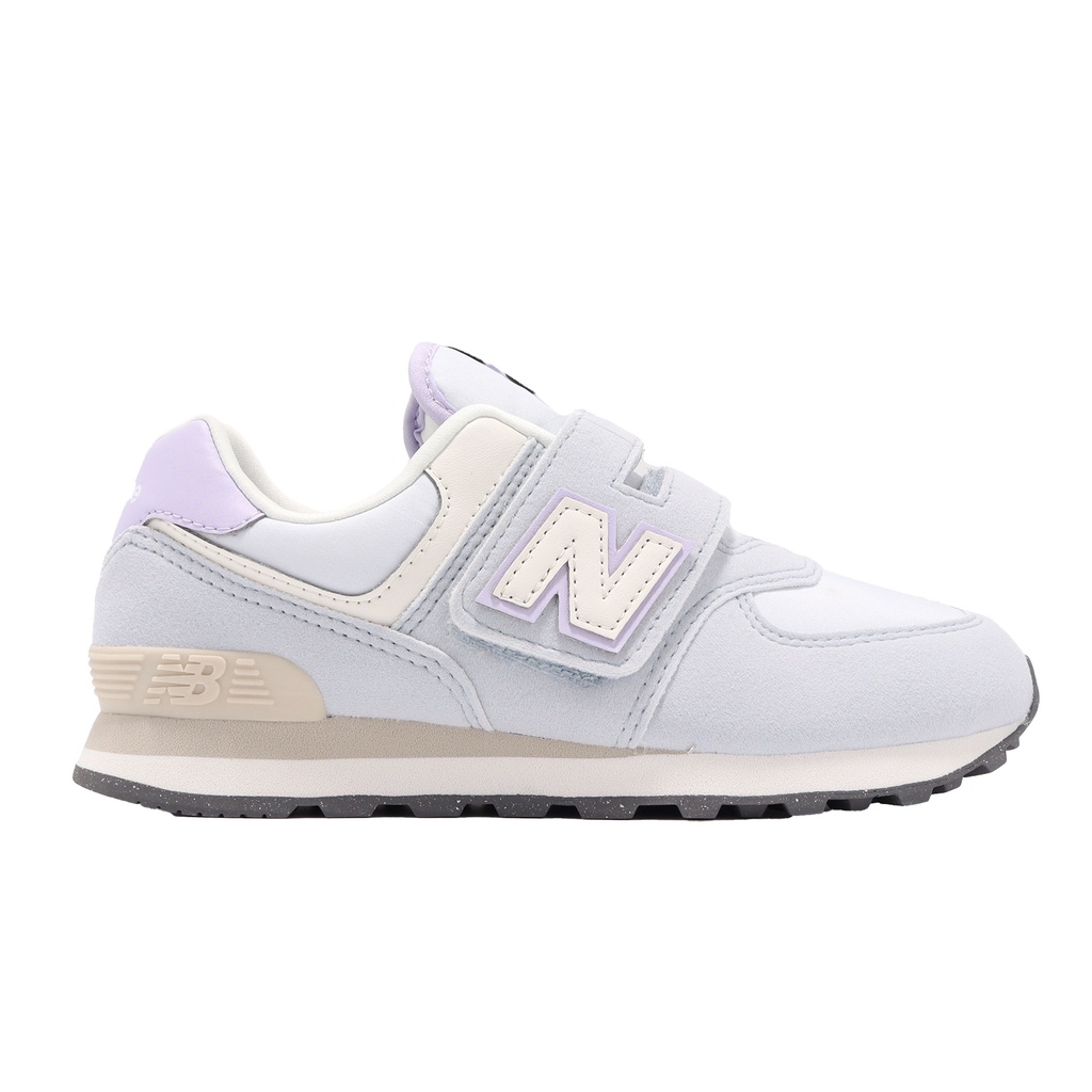 New Balance 574 NB 童鞋 親子鞋 藍 灰 中童鞋 魔鬼氈 [YUBO] PV574AGK W寬楦