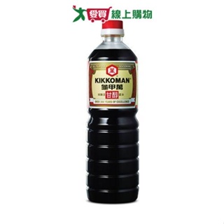 統一龜甲萬甘醇醬油1000ml【愛買】