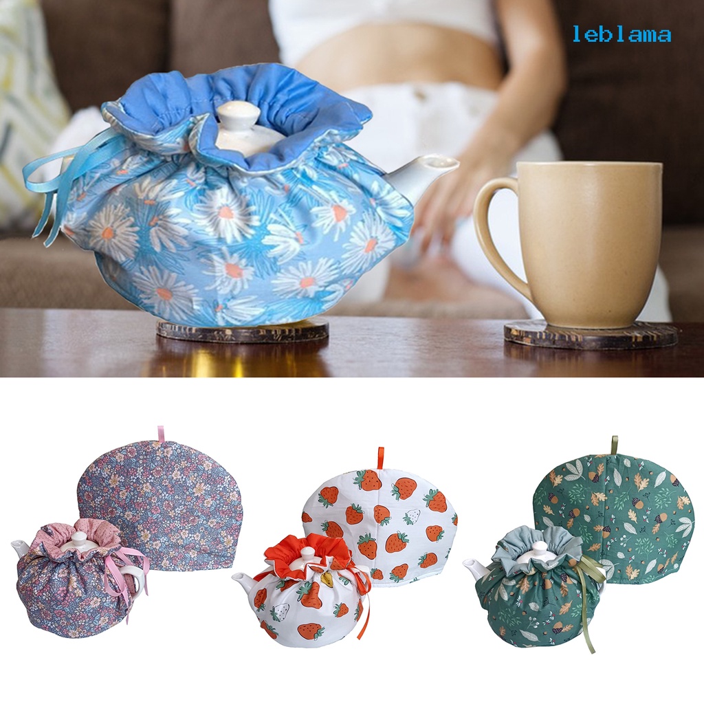 [LBA] 家用茶壺保溫套保暖防塵防燙手布罩 棉布加棉茶壺套