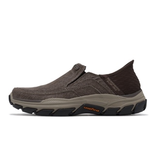 Skechers 休閒鞋Respected-Holmgren Slip-Ins 咖啡 帆布 男鞋 204809BRN