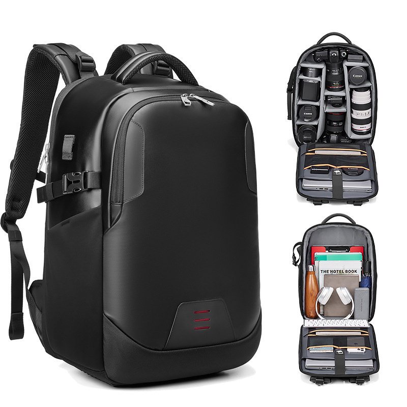 單眼相機背包適用於佳能尼康數位相機背包無人機背包防水筆電背包相機包