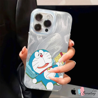 哆啦夢 IPhone 6 7 X XR XS MAX Plus Bling 卡通可愛星睡搞笑時尚藝術哆啦A夢手機殼